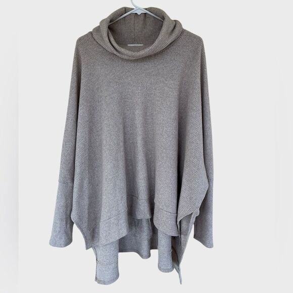 Cherish Oversized Women’s Sweater Cowl Neck High Low Large - Picture 1 of 9